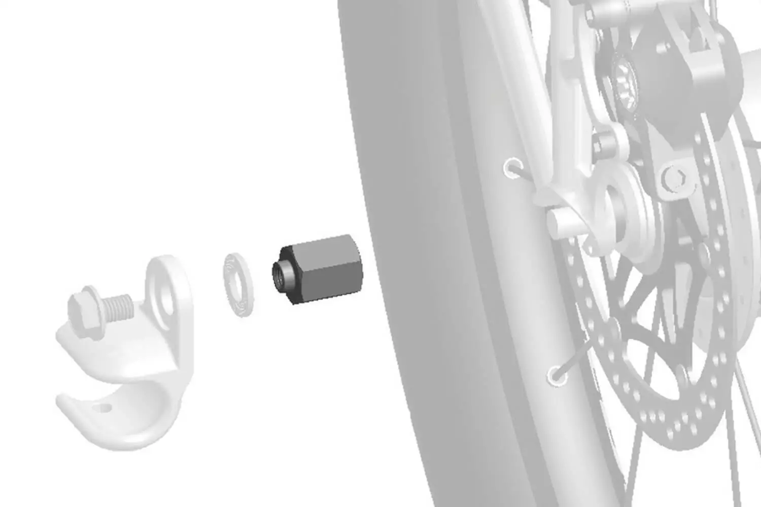 Thule Achsadapter Für Nabenschaltung: SRAM 10,5 Mm – Bild 2